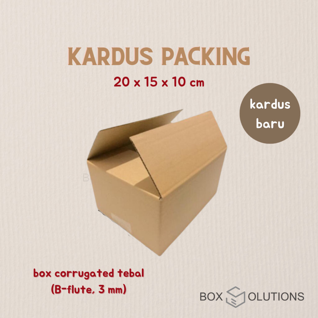 Jual Kardus Packing TEBAL 20 X 15 X 10 Cm / Dus / Box Corrugated B ...