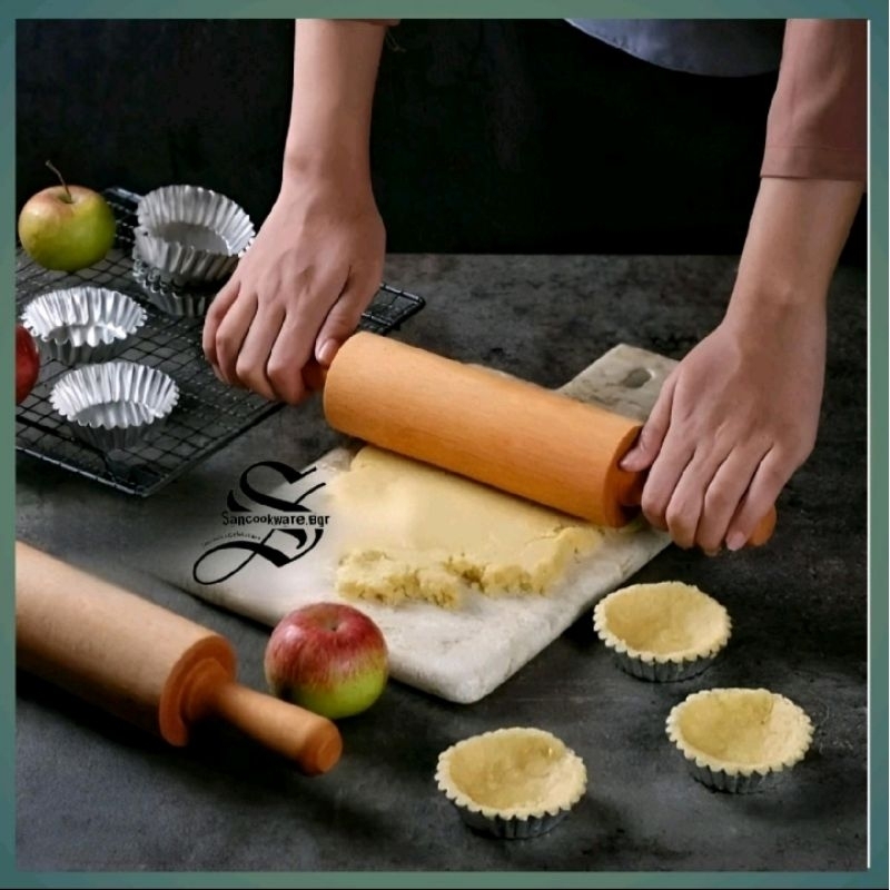 Jual Rolling Pin Kayu / Alat Penggilas Adonan Kue | Shopee Indonesia