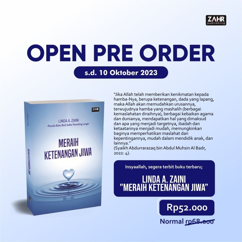 Jual Open Pre Order Buku Meraih Ketenangan Jiwa Shopee Indonesia