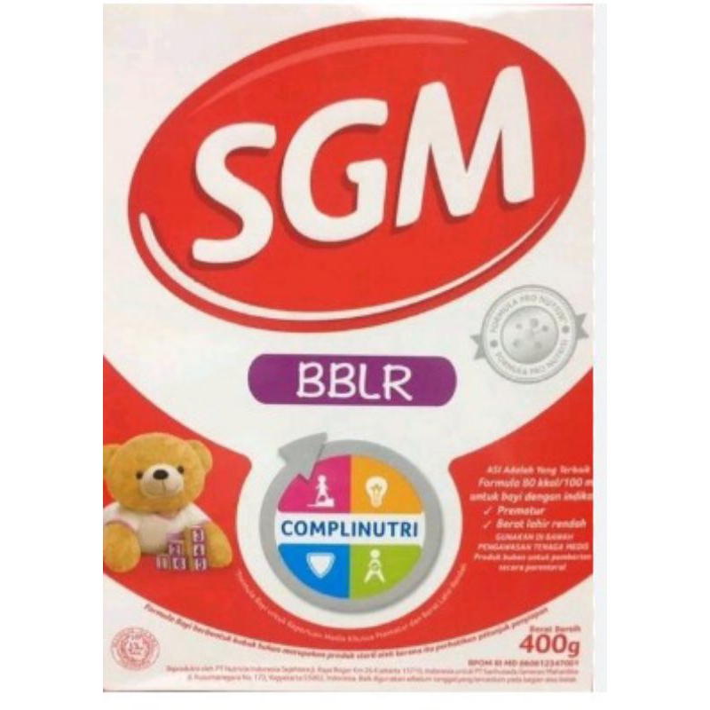 Jual SUSU BERAT BADAN LAHIR RENDAH SGM BBLR 400GR | Shopee Indonesia