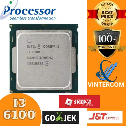 Jual Processor Intel Core i3 6100 tray Socket 1151 Skylake / processor ...