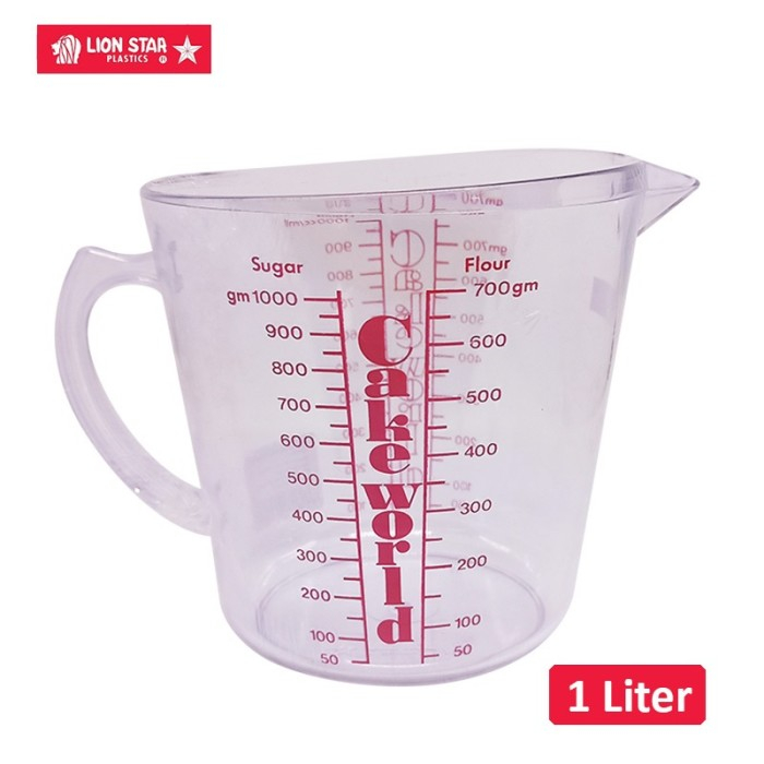 Jual Lion Star Gelas Ukur Takaran Super Measuring Cup Gl 16 1 Liter Alat Pengukur Sg Shopee 8295