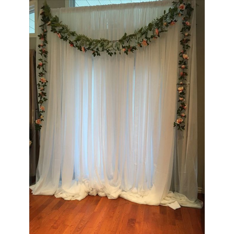 Jual [COD] Tinggi 3.5 X Lebar 2 Backdrop Background Pernikahan Tunangan ...