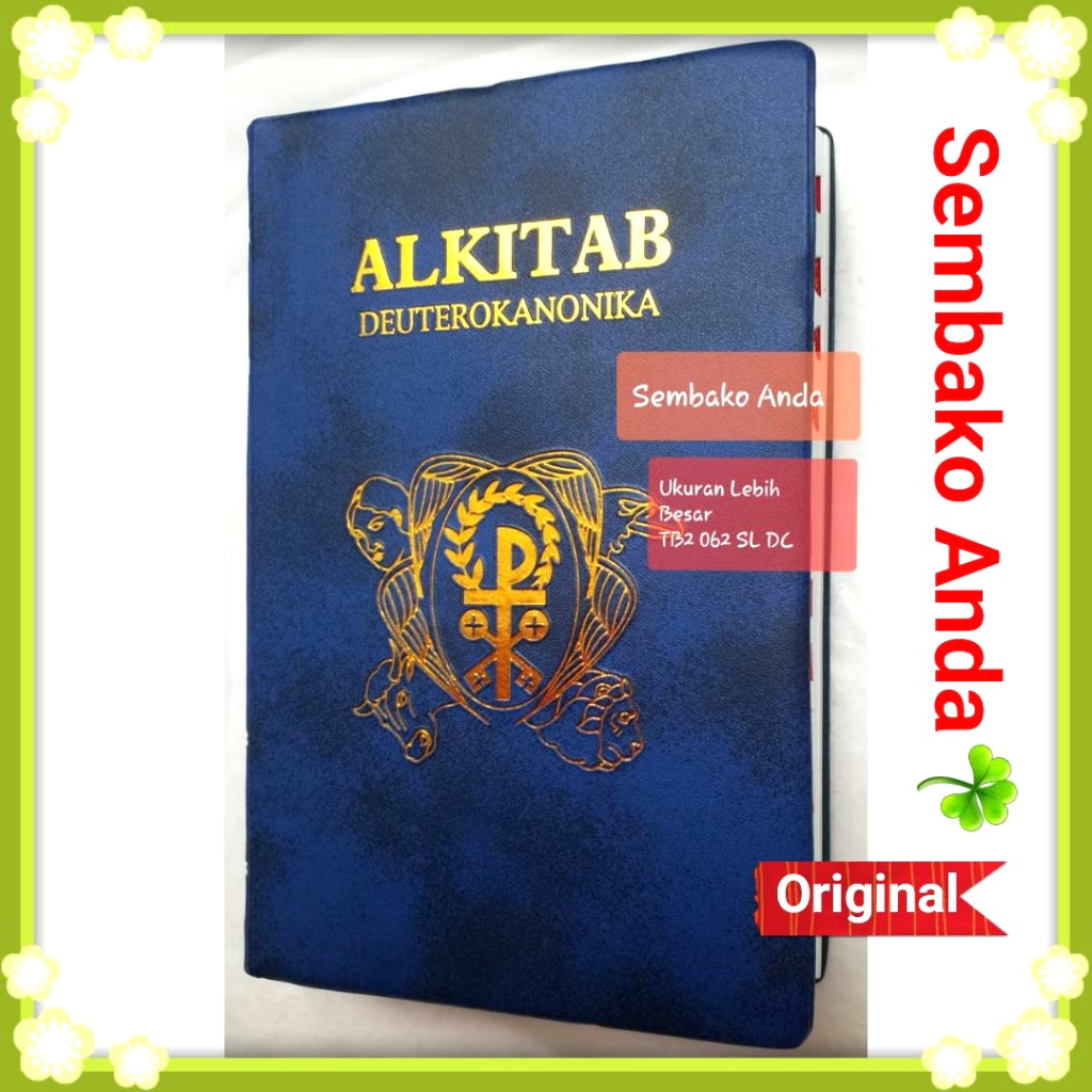 Jual Alkitab Katolik Ukuran Lebih Besar Huruf Terjemahan Baru Edisi