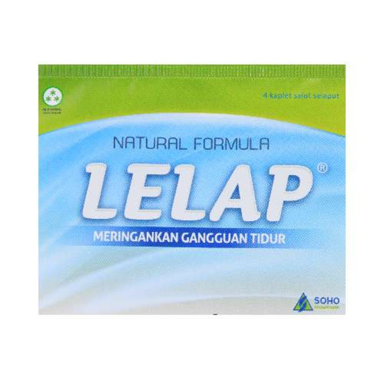 Jual LELAP ISI 4 KAPLET UNTUK MERINGANKAN GANGGUAN TIDUR | Shopee Indonesia