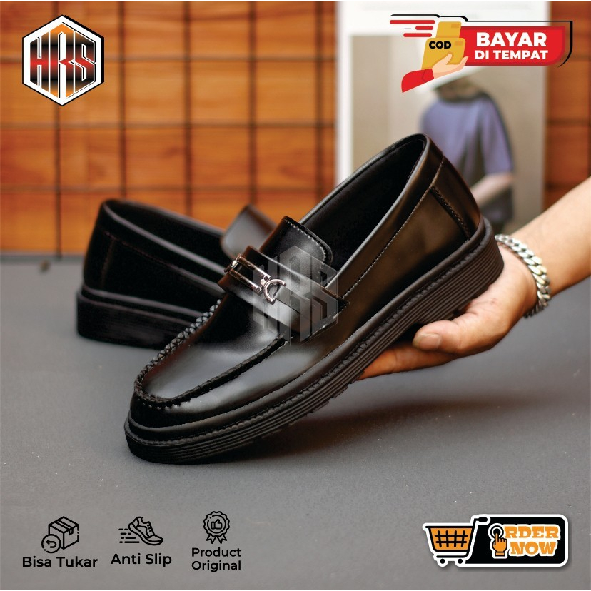 Jual Hrs Xpand Sepatu Dokmart Pria Casual Formal Pantofel Loafers