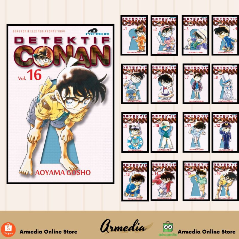 Jual MANGA Detektif Conan Premium - Aoyama Gosho | Shopee Indonesia