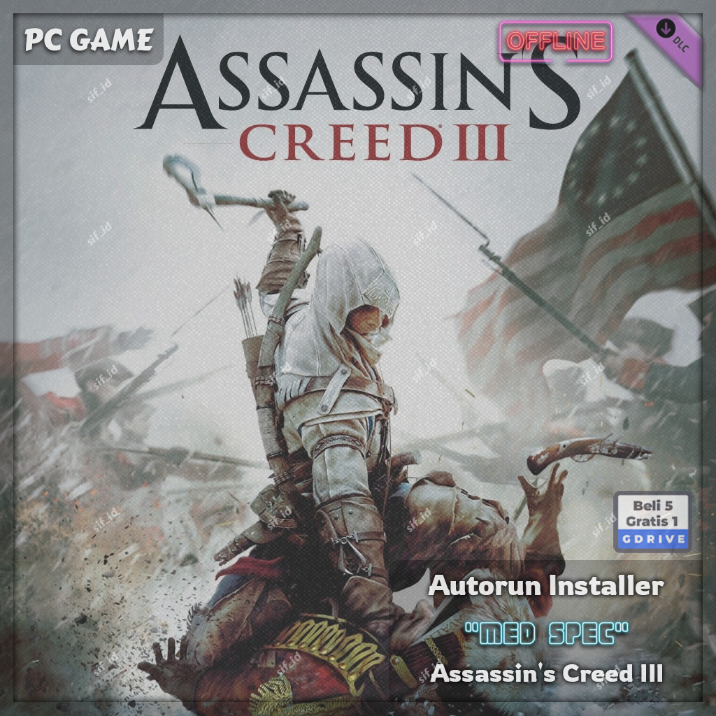 Jual Assassins Creed 3 Ac 3 Pc Game Dvd Game Pc Shopee Indonesia