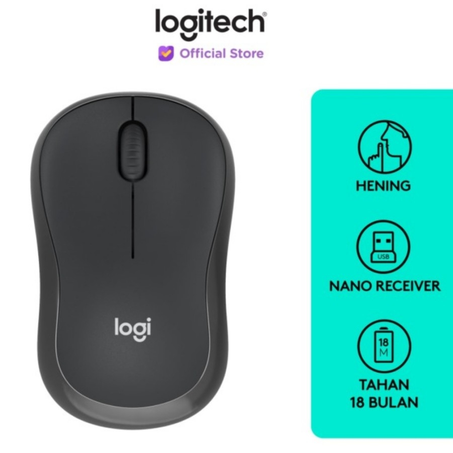 Jual ORIGINAL LOGITECH M220 SILENT CLICK WIRELESS MOUSE - HITAM RESMI ...