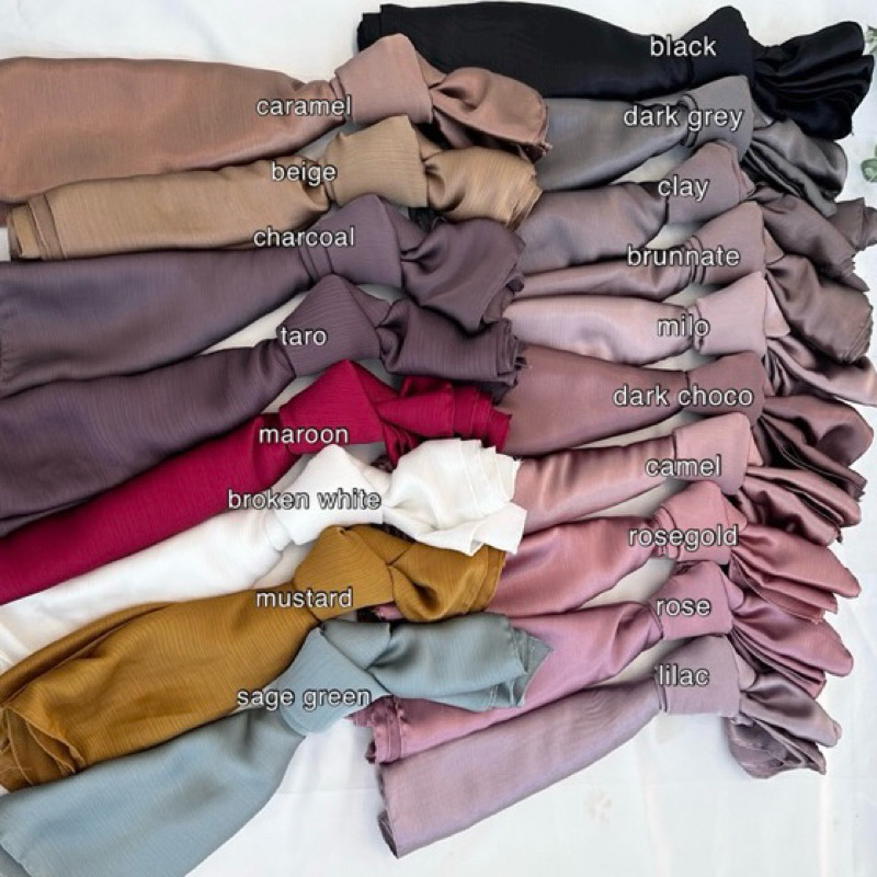 Jual Pashmina Cradenza Silk Premium / Pleated Shawl / Hijab Pashmina ...