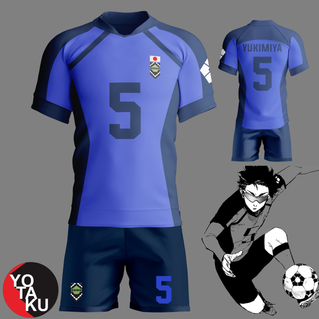 Blue Lock Manga Anime Cosplay Wig Yukimiya NO.5 Bastard Munchen NO.15 Football Player Headwear Rose Net Sythetic DIY Gift main image 0