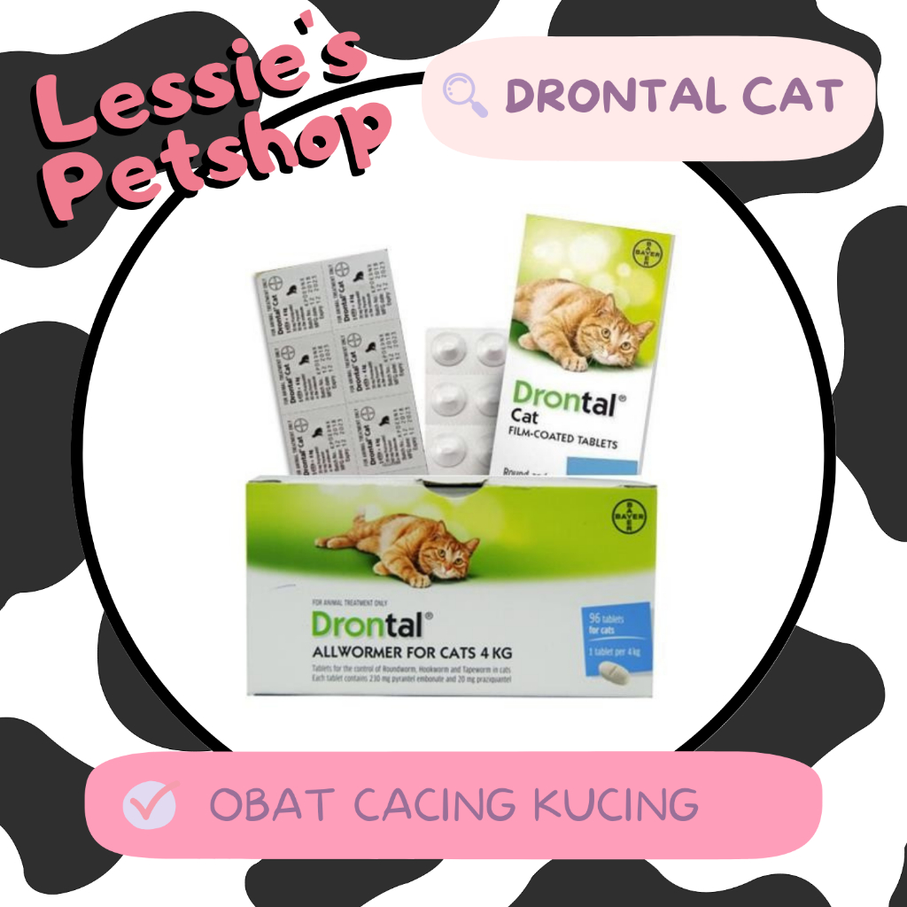 Jual Drontal Cat Obat Cacing Kucing 20GR | Shopee Indonesia