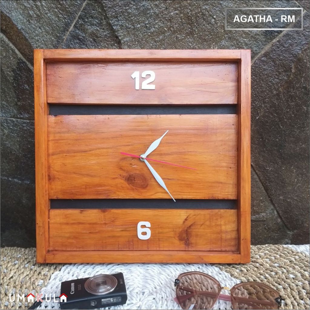 Jual JAM DINDING KAYU JATI BELANDA SOLID UNIK MEWAH RUANG TAMU ...