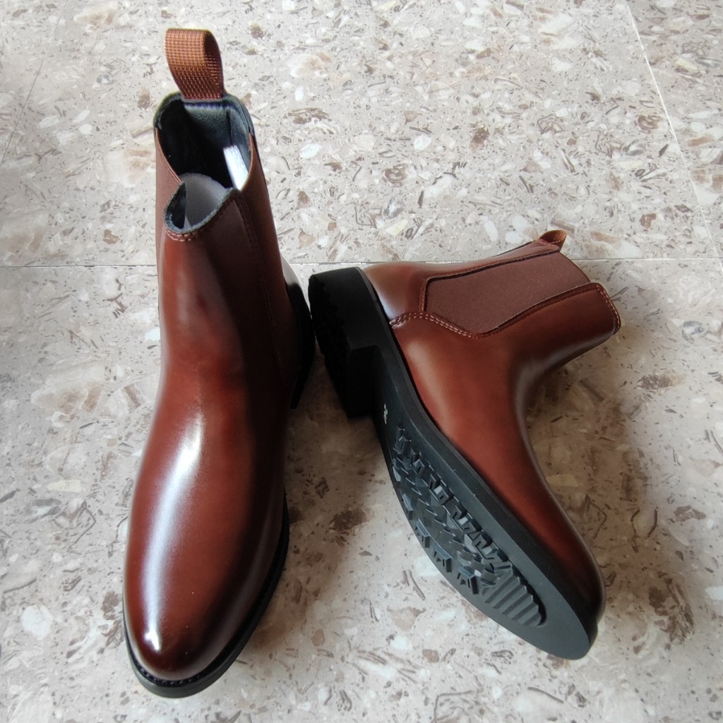 Jual Terlaris Klasik Original Kulit Sapi Asli Sepatu Chelsea Boots ...