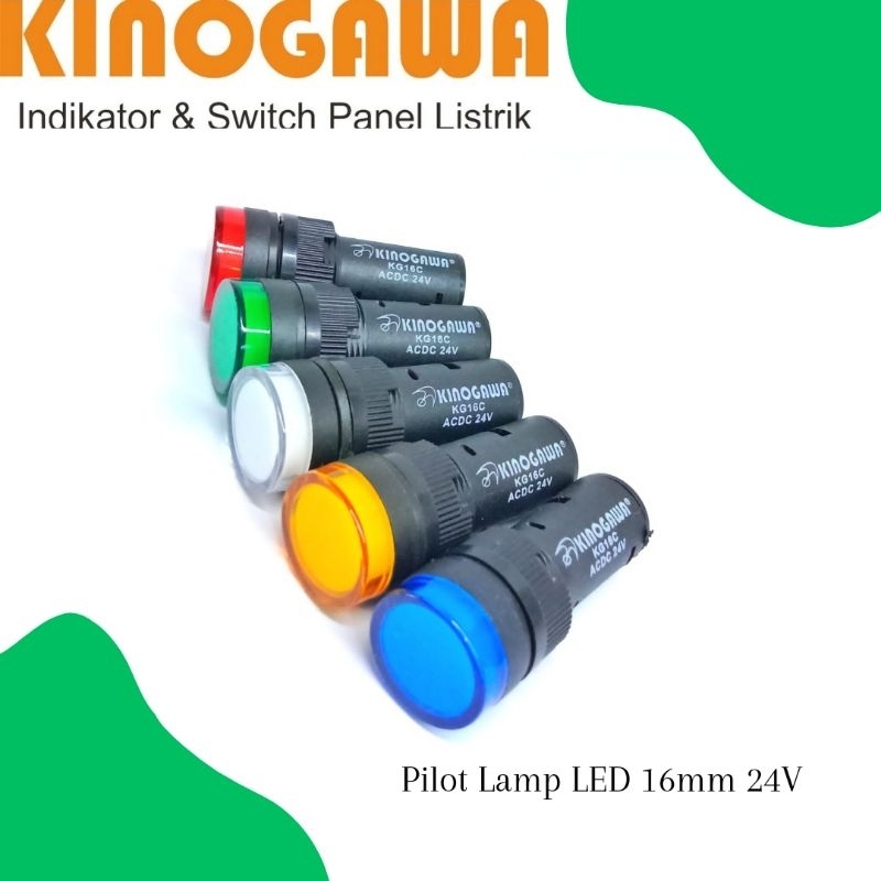 Jual Pilot Lamp Led Mm V Kinogawa Lampu Panel Indikator Mm V Shopee Indonesia