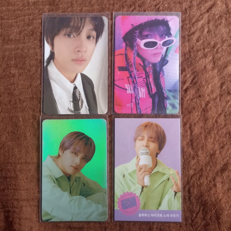 Jual Ready Stock Photocard Haechan Istj Glimo Pilek Casette Tape Nct