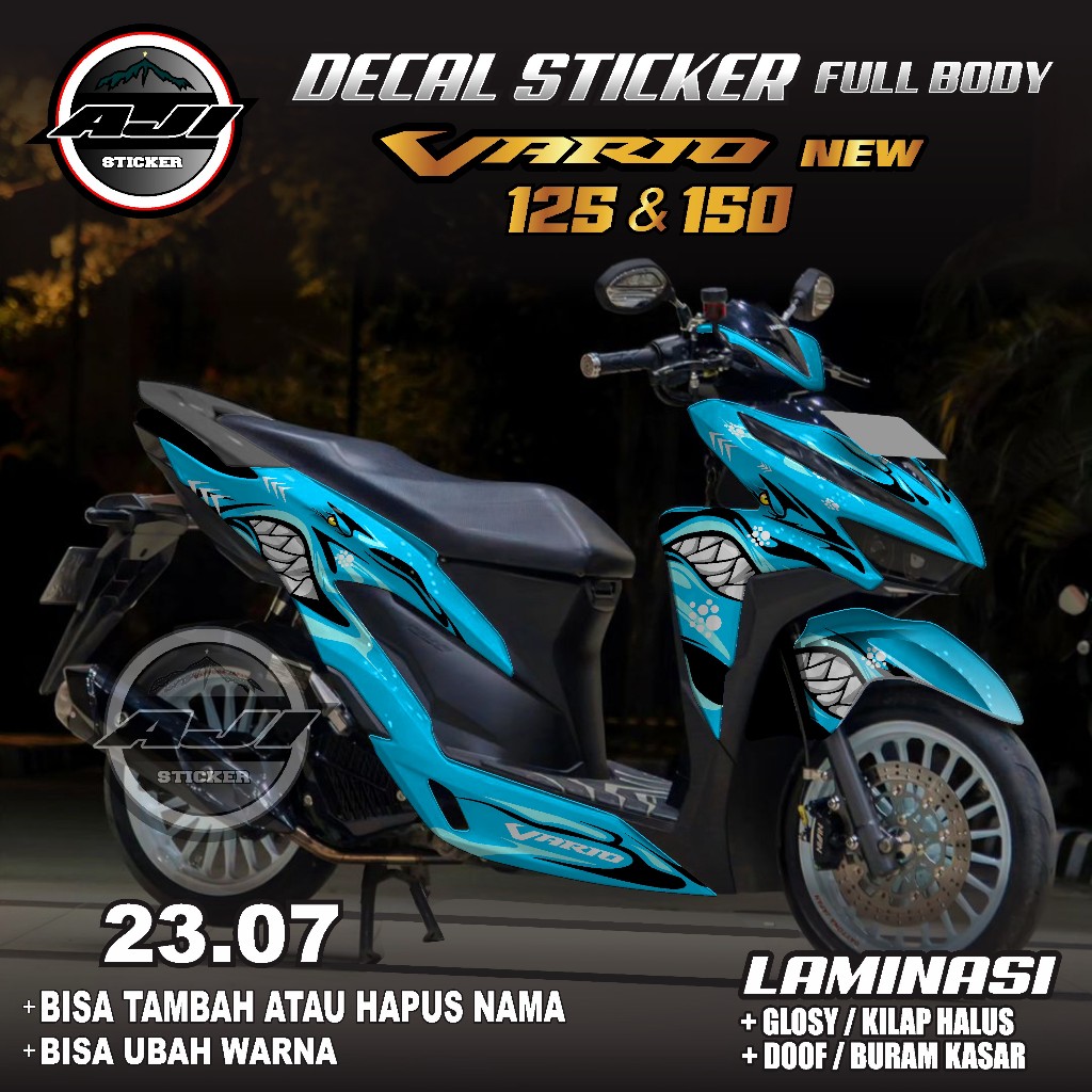 Jual (COD) Decal Sticker Honda Vario New Fullbody 2018 2019 2020 2021 ...