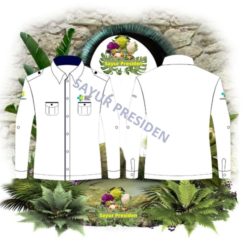 Jual Kemeja Kemenkes baju kemenkes seragam kemenkes PDH Kemenkes