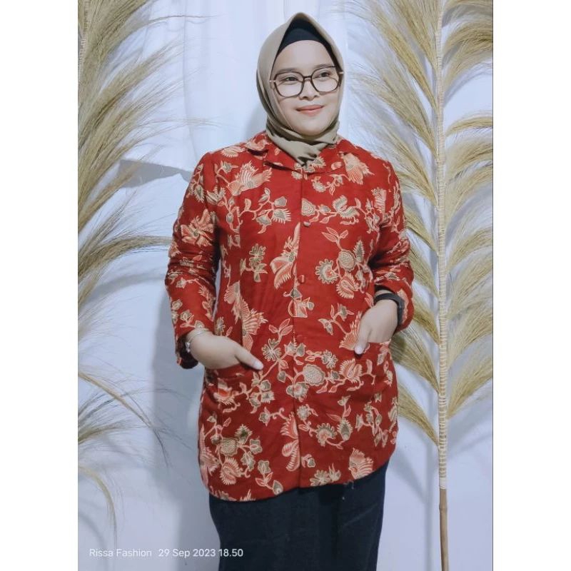 Jual Seragam batik DWP dharma wanita persatuan terbaru lapis furing ...