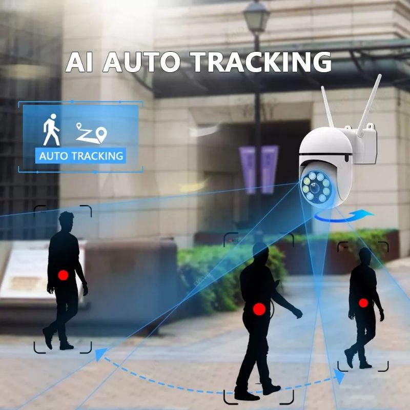 Jual IP CAMERA CCTV HUMAN AUTO TRACKING APP V380 8MP 1080P HD CCTV ...