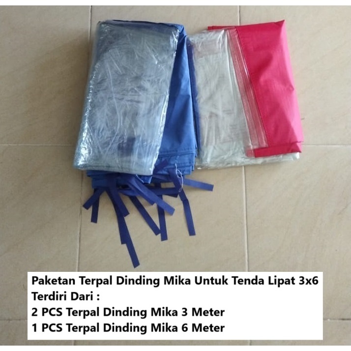 Jual Paketan Terpal Dinding Mika Untuk Tenda 3x6 | Shopee Indonesia