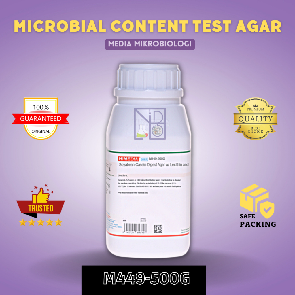 Jual Microbial Content Test Agar, Media Mikrobiologi, 500 gram