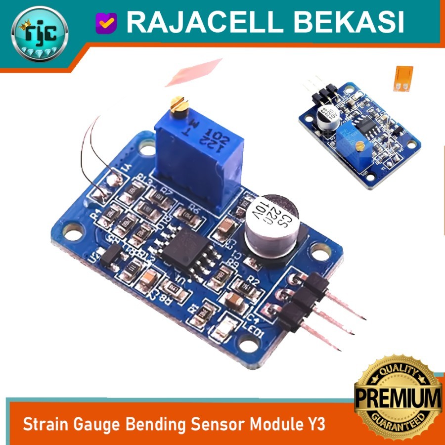 Jual Strain Gauge Bending Sensor Driver Module Y3 Weighing Amplifier Op