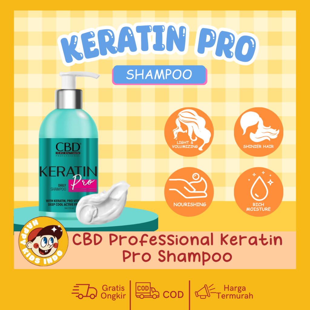 Jual CBD PROFESSIONAL KERATIN PRO PERAWATAN RAMBUT 1 PAKET - SHAMPOO ...