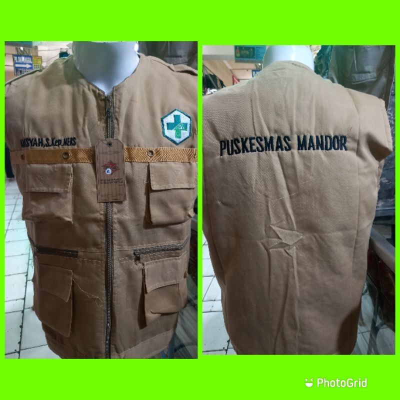Jual Rompi kemenkes#bakti husada#tim kesehatan#rompi puskesmas#rompi ...