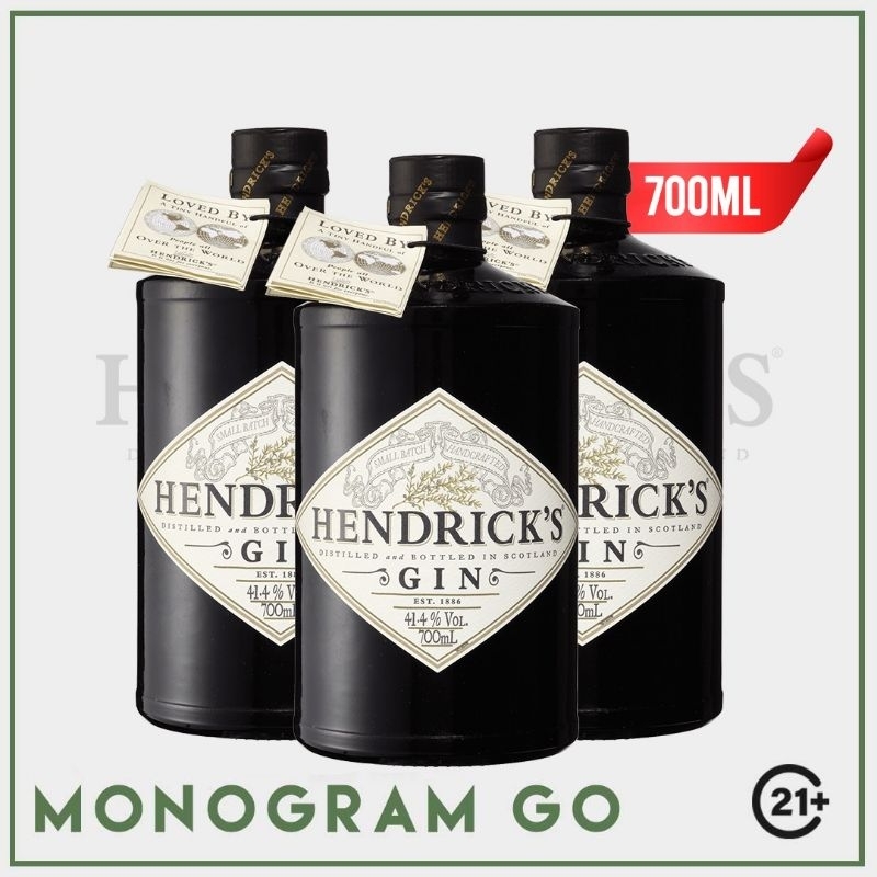 Jual HENDRICK'S Gin 700ml (3 Bottles) | Shopee Indonesia