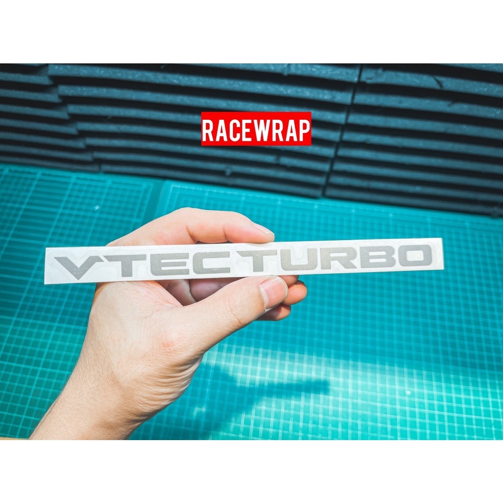 Jual sticker stiker mobil vtec turbo stiker mobil honda v tec turbo ...