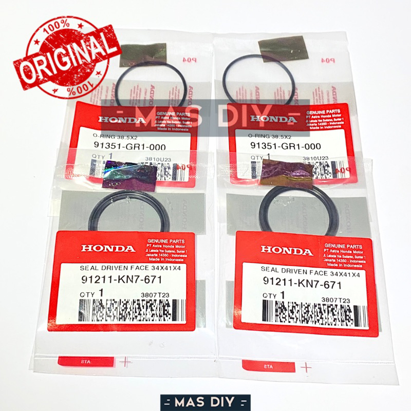 Jual Paket Seal Sil Pulley Puli Belakang Driven Face Vario 150 125 160