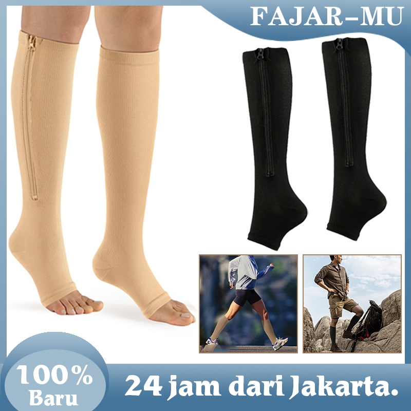 Jual Kaos Kaki Varises Medical Compression Socks Resleting Open Toe