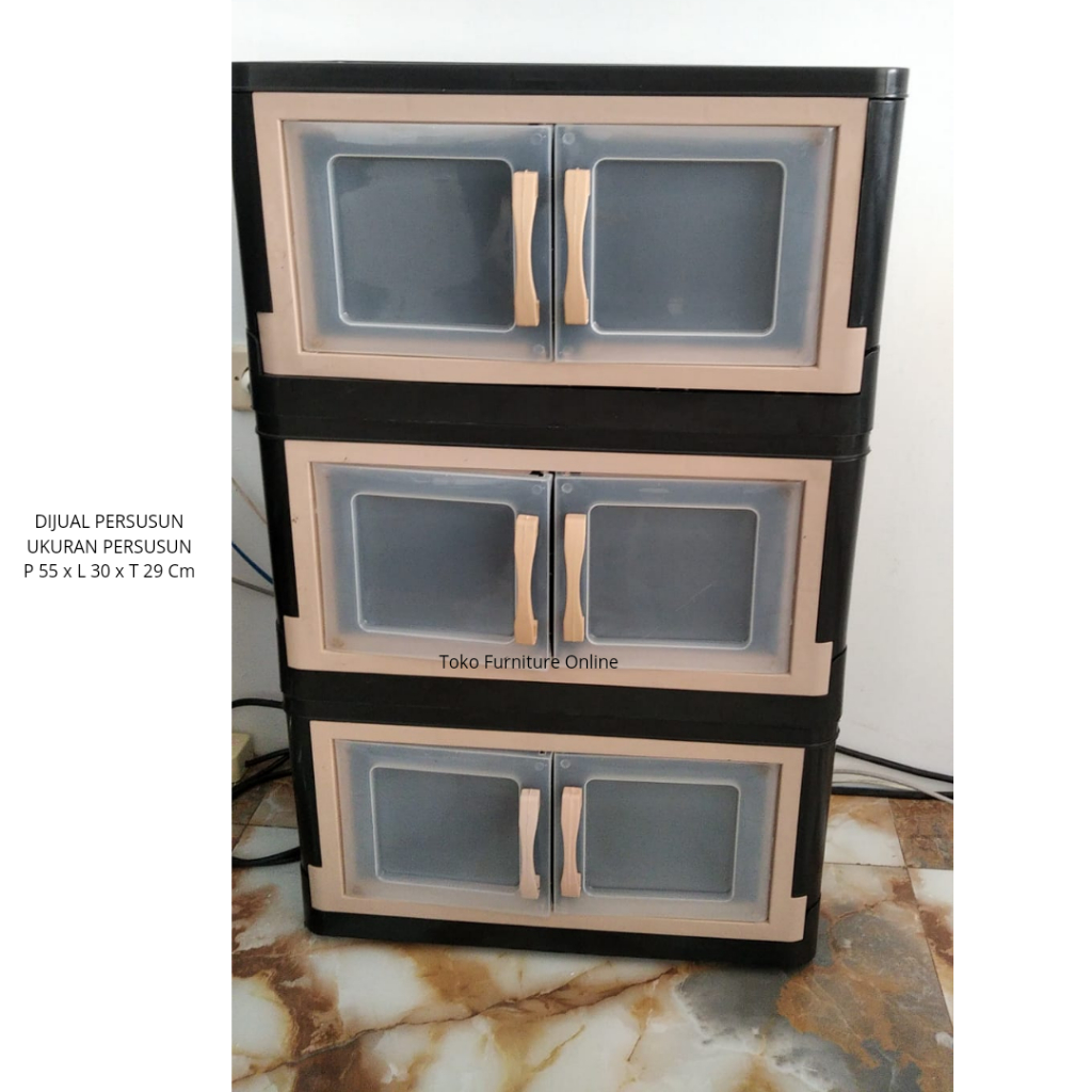 Jual LEMARI PORTABLE PORTABEL LIPAT PAKAIAN BAJU RAK BUKU KANTOR LOKER ...