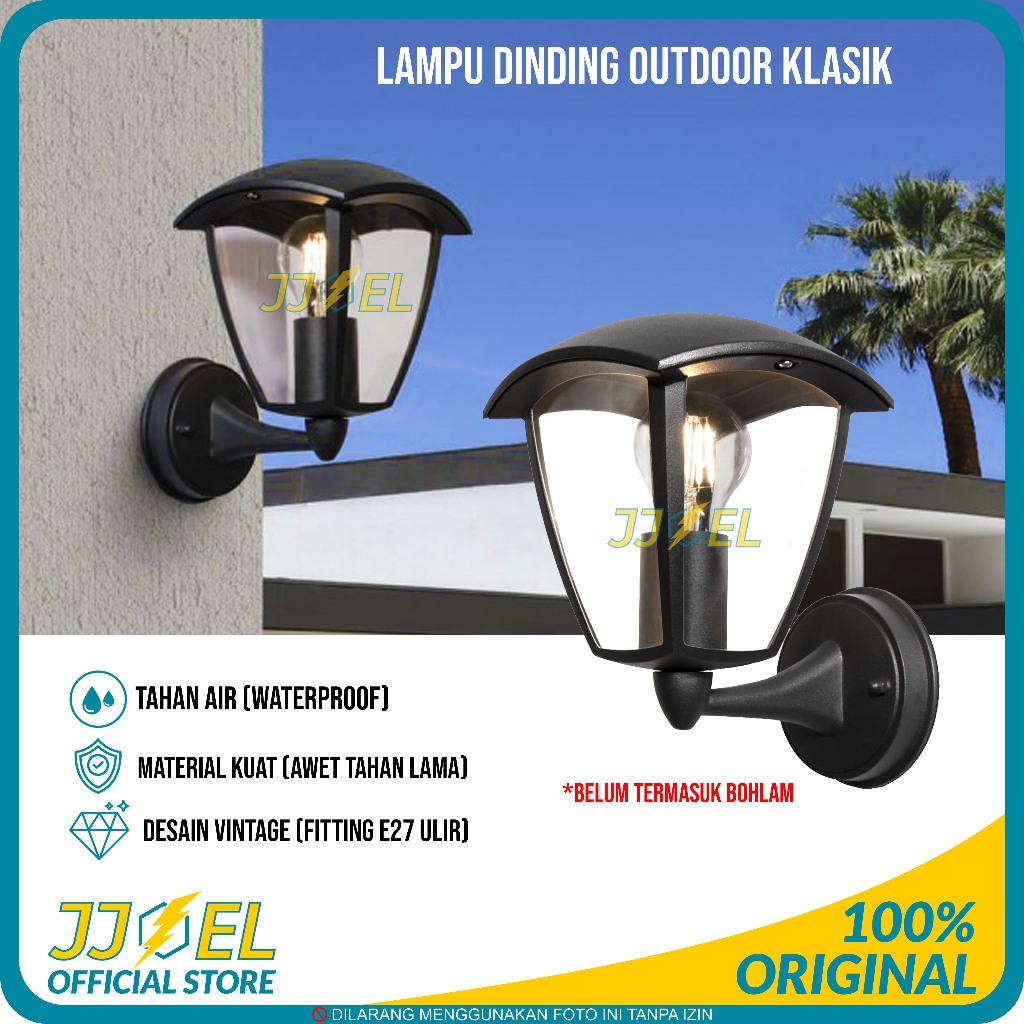 Jual Lampu Taman Dinding Outdoor Minimalis Waterproof Klasik Fitting ...