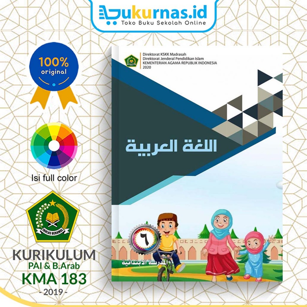 Jual Buku Siswa Bahasa Arab Kelas 6 MI KEMENAG | Shopee Indonesia