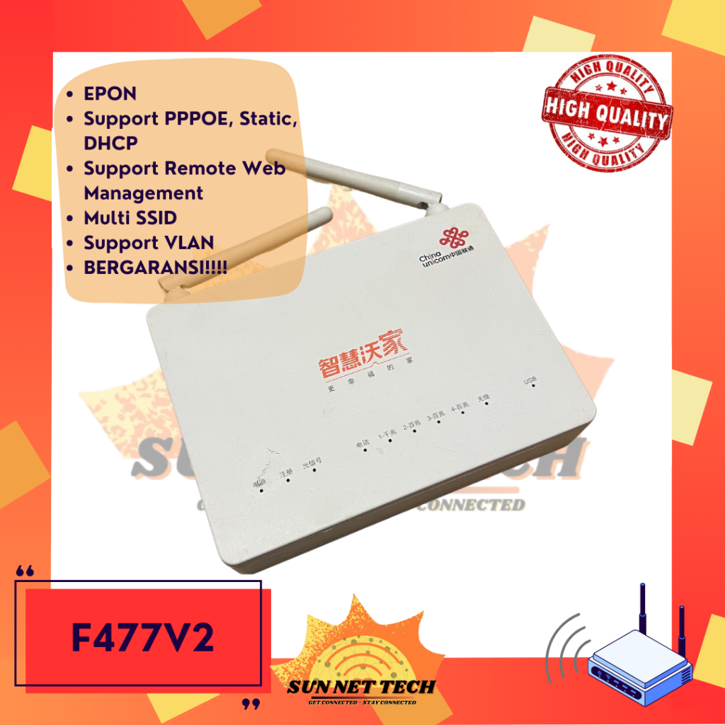 Jual ZTE F477v2 ONT Modem Epon Second | Shopee Indonesia