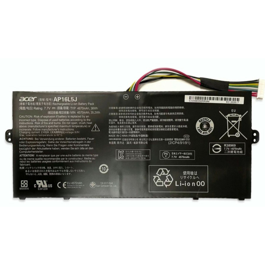 Laptop AP16L5J Battery For ACER Swift 5 SF514-52T SF514-52TP SF514-52T