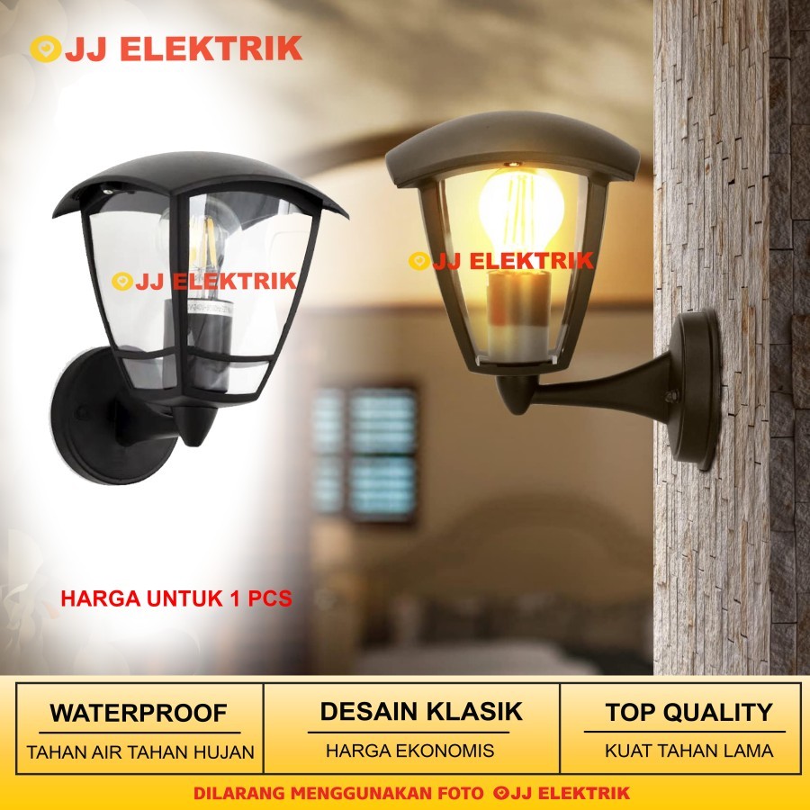 Jual Lampu Taman Dinding Outdoor Minimalis Waterproof Klasik Fitting ...