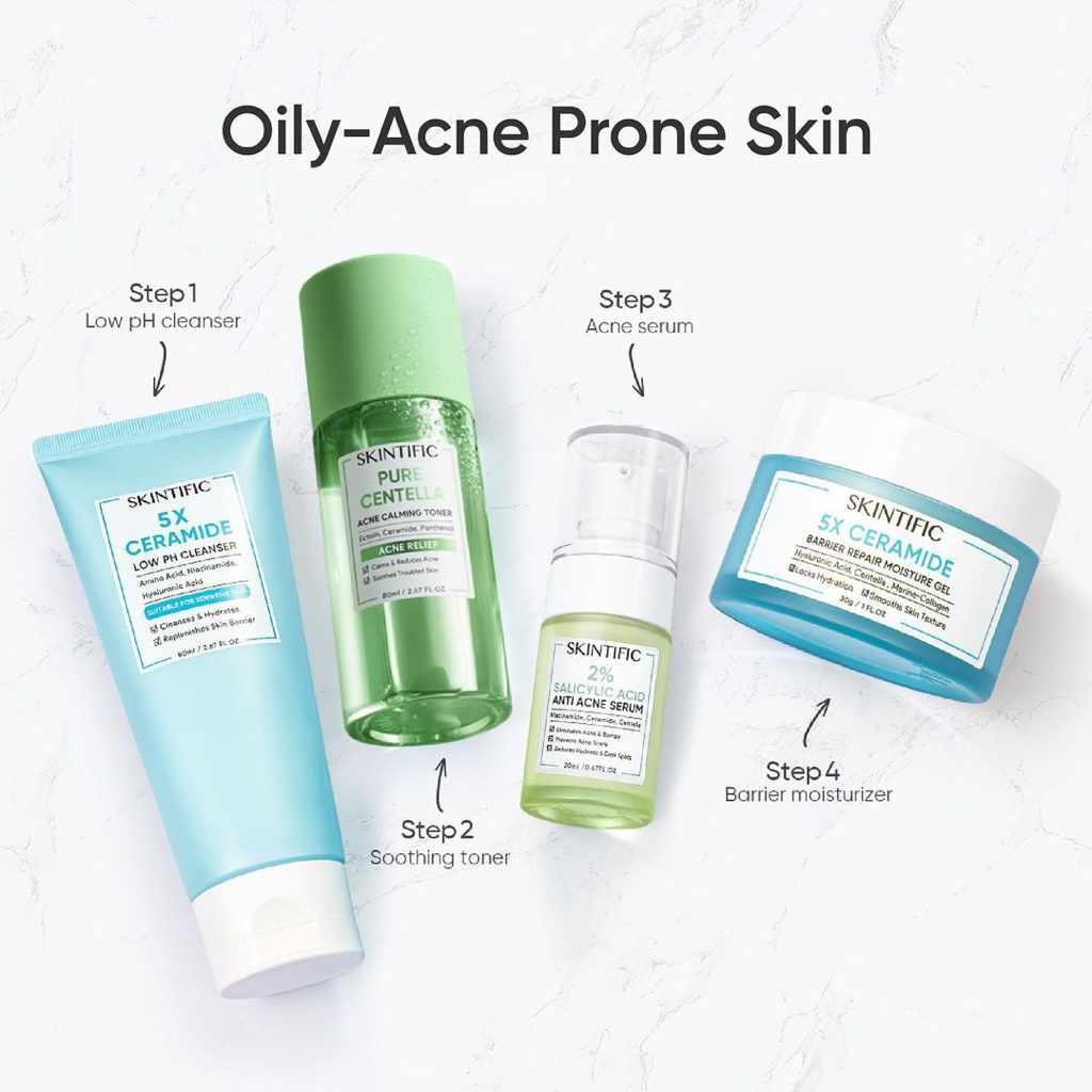 Jual Skintific Paket Acne Prone Skin Shopee Indonesia