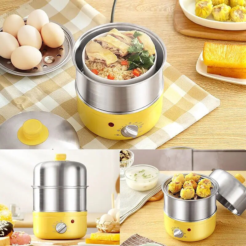 Jual Alat kukus serbaguna + TIMER / rebus telur egg boiler electric egg ...