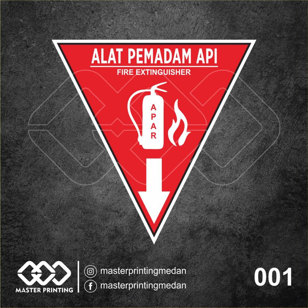 Jual Stiker Apar Alat Pemadam Api Ringan Sticker Vinyl Tahan Air Termurah Dan Bisa