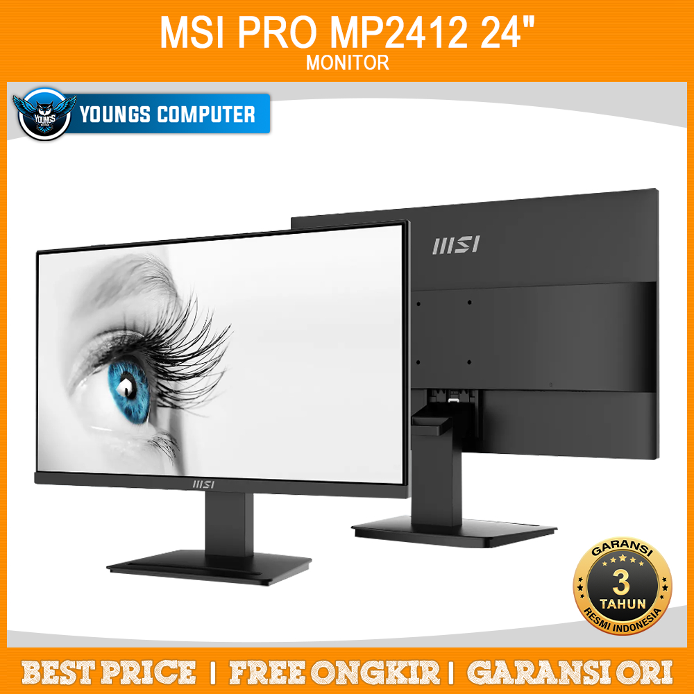 Jual Monitor Led Msi Pro Mp Va Hz Ms Shopee Indonesia