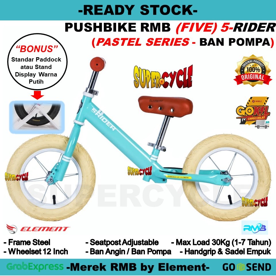 Jual Sepeda Anak Pushbike RMB PUSH BIKE 3.0 AIR 5-RIDER PASTEL COLOUR ...