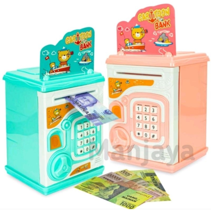 Jual MAINAN MONEY SAFE BIG DUS/MAINAN CELENGAN UANG YA2 | Shopee Indonesia