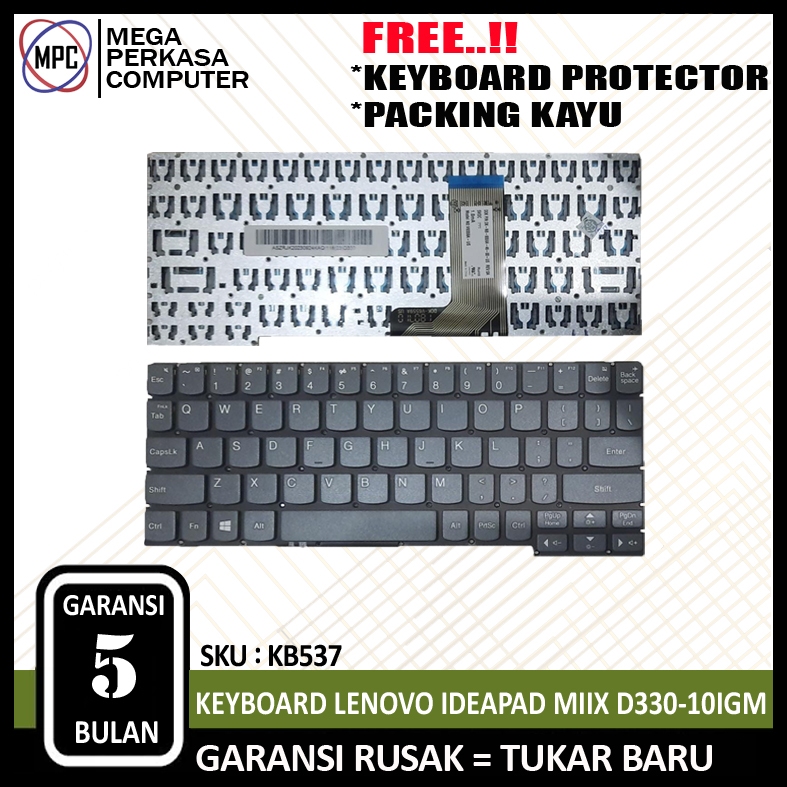 2-in-1 Tablet Laptop PC Docking Keyboard For Lenovo Ideapad Miix 310 - Foto 8