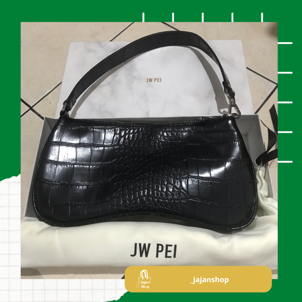 Jual JW PEI JW Pei Eva Shoulder Bag - Rose Red Croc Original 2023