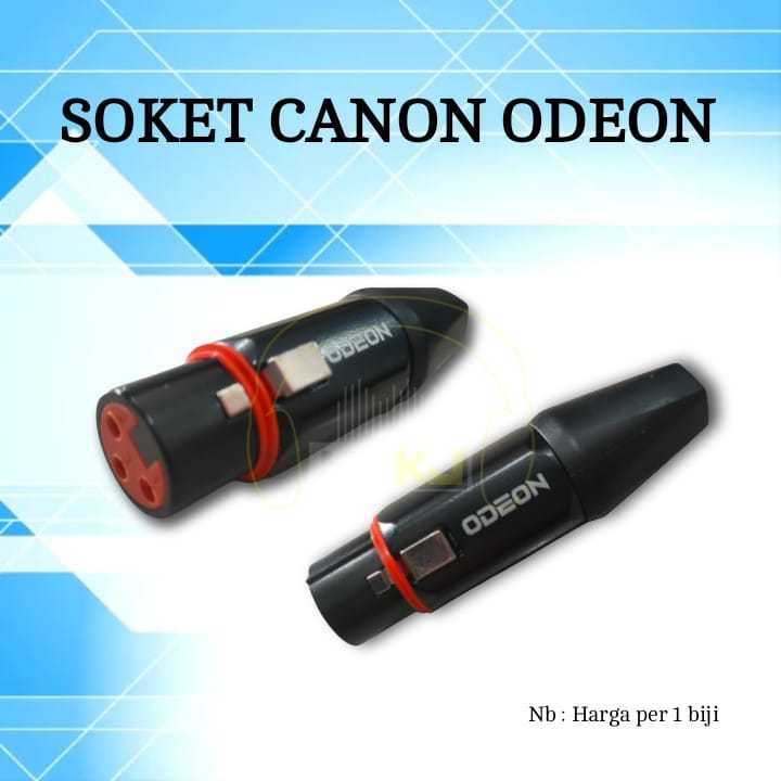 Jual Soket Canon Odeon Socket Canon Xlr Female Odeon Socket Canon Female Shopee Indonesia