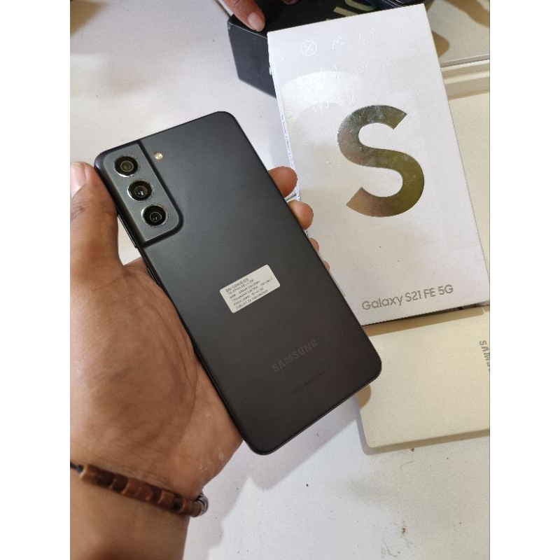 Jual samsung s21 fe 8/256 5g second lengkap garansi resmi sein | Shopee ...