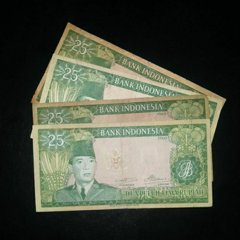 Jual Uang Kuno Seri Sukarno Pecahan 25 Rupiah | Shopee Indonesia